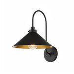 Load image into Gallery viewer, Contemporary Vintage Wall Sconce with Curved Structure for Bedroom Living Room and Hallway