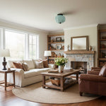 Load image into Gallery viewer, Eloise Flush Mount Milk Glass Ceiling Light – Modern Accent Lighting with Artistic Glass Shade