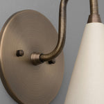 Load image into Gallery viewer, Curved Metal Shade Sconce Vintage Style Wall Light - Entryway Stairwell Lighting