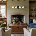 Load image into Gallery viewer, Glorica Glass Minimalist Metal Bar Vanity Light – Globe Wall Lamp for Dressing Room & Bathroom