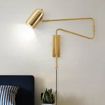 Load image into Gallery viewer, Adjustable Arm Plug In Wall Lamp