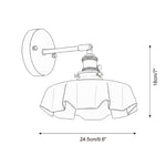 Load image into Gallery viewer, Skirted Ripple Wall Lamp