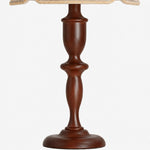 Load image into Gallery viewer, Vintage Fabric Table Lamp with Scalloped Shade