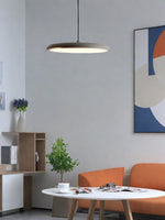 Load image into Gallery viewer, Macaron Pendant Light – Slim Metal Saucer Fixture