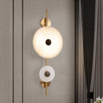 Load image into Gallery viewer, Alabaster Eclipse Wall Light