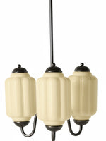 Load image into Gallery viewer, Eloise Chandelier – Milk Glass Chandelier in a Vintage Style Finish