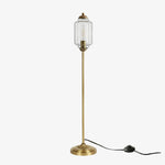 Load image into Gallery viewer, Eloise Textured Glass Pumpkin-Inspired Floor Lamp - Organic Artistry and Retro Style for Living Rooms