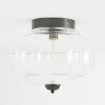 Load image into Gallery viewer, Retro Milk Semi Flush Mount Eloise Ceiling Light