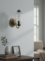Load image into Gallery viewer, Vintage Milk Glass Sconce Bedside Hallway Eloise Wall Sconce