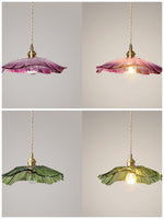 Load image into Gallery viewer, Nordic Flower Glass Pendant Light for Living Room