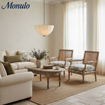 Load image into Gallery viewer, Lumarys Sculptural Fabric-Wrapped Pendant Light Organic Botanical Style for Living Room