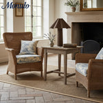 Load image into Gallery viewer, Weavara Fabric-Covered Modern Accent Table Lamp for Nightstands and Desks