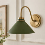 Bild in Gallery-Viewer laden, Aurenza Gebogene Arm Globe Wandlampe – Moderne Industrielle Wandleuchte für Badezimmer, Schlafzimmer und Flur