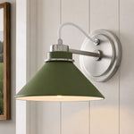 Bild in Gallery-Viewer laden, Aurenza Gebogene Arm Globe Wandlampe – Moderne Industrielle Wandleuchte für Badezimmer, Schlafzimmer und Flur