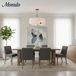 Bild in Gallery-Viewer laden, Tela Modern Klassische Pendelleuchte mit Stoffdiffusor für Kücheninsel und Eingangsbereich