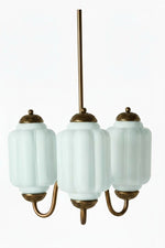 Load image into Gallery viewer, Eloise Vintage Inspired Scalloped Milk Glass Pendant - Modern Accent Light for Kitchen and Bedroom