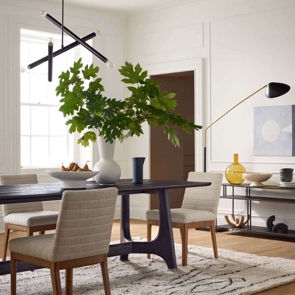 Lustre Borvia Spoutnik à 6 lumières – Style Trace à hauteur réglable