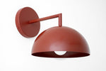 Load image into Gallery viewer, Metio Dome Wall Sconce – Mid-Century Dome Shade for Living Room