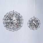 Load image into Gallery viewer, Silver Spark Ball Pendant Light