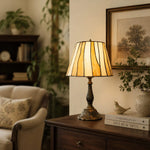 Cargar imagen en el visor de la Galería, Tiffany-style stained glass table lamp product image