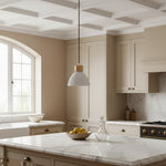 Load image into Gallery viewer, Cerawooda Modern Pendant Light - Clean Circle Silhouette for Living Area