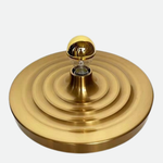 Load image into Gallery viewer, Contemporary Space Age Disk Ceiling Lamp Chrome Plated Finish