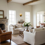 Cargar imagen en el visor de la Galería, Aplique de pared Bellina de cristal con diseño floral: lámpara de pared moderna de latón para dormitorio y pasillo.