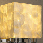 Bild in Gallery-Viewer laden, Beamira Mica Square Wall Lamp - Glass Shade Shell Decorative Wall Light for Hallway