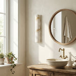 Charger l'image dans la visionneuse de galerie, Lampe Murale Contemporaine AlaVelle en Albâtre – Applique Murale Minimaliste pour Chambres et Couloirs