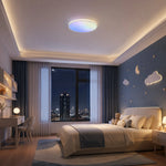Load image into Gallery viewer, Round ceiling light installed above a calm bedroom