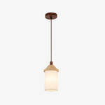 Load image into Gallery viewer, Walnut Wood travertine pendant