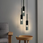 Load image into Gallery viewer, Modern Cylindrical Glass Pendant Light M45