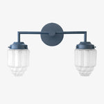 Bild in Gallery-Viewer laden, Tierlux Glass Art Deco Schminklicht – Geometrische Glas-Wandleuchte für moderne Badezimmer