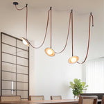 Charger l'image dans la visionneuse de galerie, Lampe suspendue Light Rail en cuir