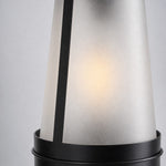 Charger l'image dans la visionneuse de galerie, Visible construction detail of the vintage black outdoor wall lantern 1