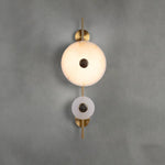Load image into Gallery viewer, Alabaster Eclipse Wall Light
