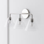 Load image into Gallery viewer, Conica Sculptural Cone Glass Wall Sconce – Modern Minimalist Lighting for Bathroom or Hallway
