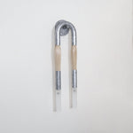 Charger l'image dans la visionneuse de galerie, Applique murale en crin de cheval en fer forgé durable - Finition nickel