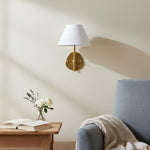 Load image into Gallery viewer, Arlen Modern Minimalist Fabric Wall Sconce – Soft Glow Wall Lamp for Bedroom & Living Room