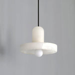 Bild in Gallery-Viewer laden, Carrara Alabaster Pendelleuchte