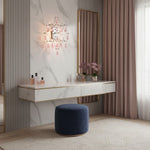 Charger l'image dans la visionneuse de galerie, Applique murale Crynora Crystal Cascade - Effet luciole scintillant avec lumière LED pour chambre ou salon