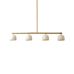 Load image into Gallery viewer, Farmhouse Linear Chandelier – Rustic Light Pendant for Dining & Kitchen