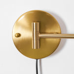 Load image into Gallery viewer, Adjustable Arm Plug In Wall Lamp