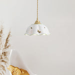 Load image into Gallery viewer, Retro Cream Style Ceramic Pendant Lamp M21