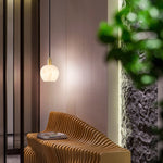 Load image into Gallery viewer, Modern Minimalist Alabaster Pendant Light