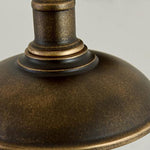 Cargar imagen en el visor de la Galería, Aplique de pared industrial de estilo rústico: lámpara de cuenco vintage para exteriores