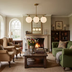 Charger l'image dans la visionneuse de galerie, Suspension linéaire élégante en verre Glorica – Luminaire de plafond Art déco moderne pour salles à manger et cuisines