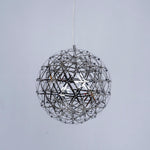 Load image into Gallery viewer, Silver Spark Ball Pendant Light