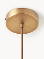 Cargar imagen en el visor de la Galería, Lámpara colgante Coloria Soft-Glow de cristal opalino: una lámpara colgante contemporánea para la sala de estar.