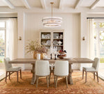 Load image into Gallery viewer, Lumora Crystal Pendant Light – Modern Crystal Glass Chandelier Style